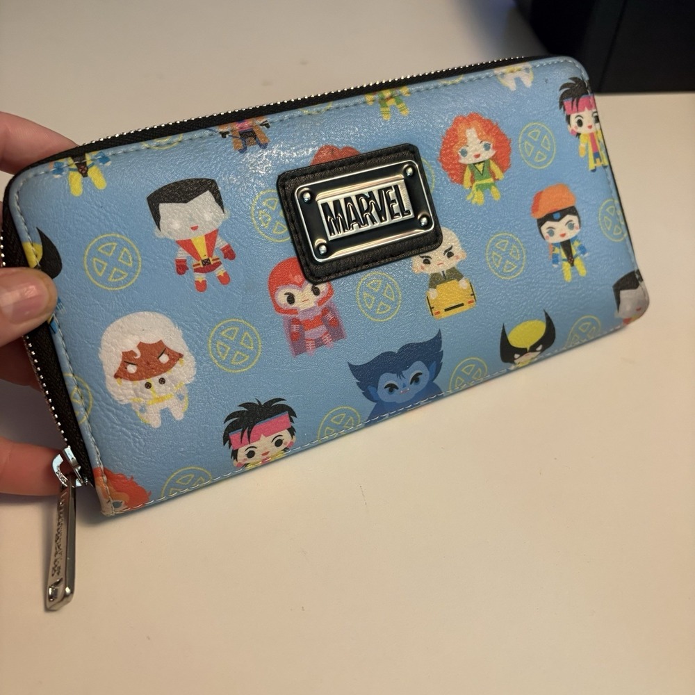 Marvel Loungefly Zip-Around Wallet Comic Book Superhero Characters